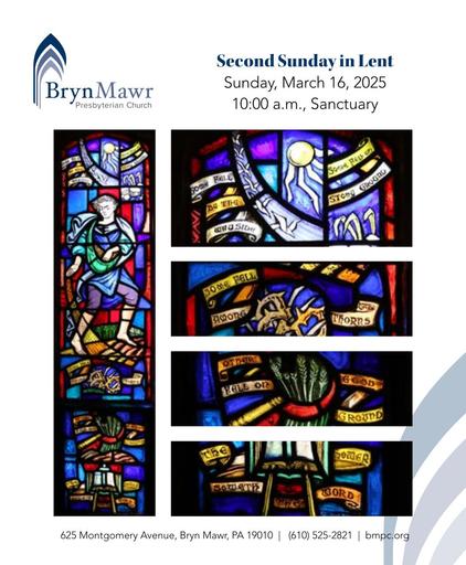 Sunday, March 16, 2025 10 a.m. bulletin