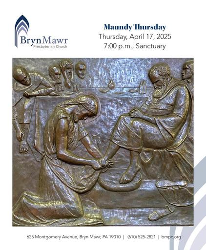 Maundy Thursday - Thursday, April 17, 2025 7 p.m. bulletin