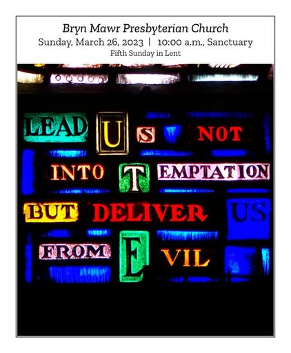 Sunday, March 26, 2023-10 a.m. Bulletin