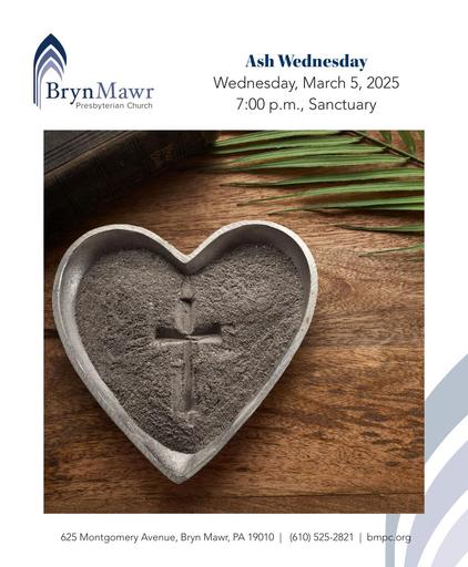 Ash Wednesday, March 5, 2025 - 7 p.m. bulletin